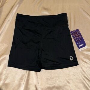 Black athletic shorts
